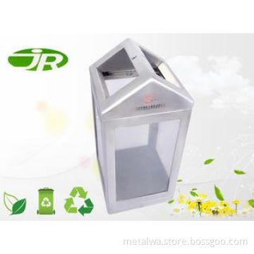 Clear Trash Can With Lid Rectangular Trash can Easily Clean